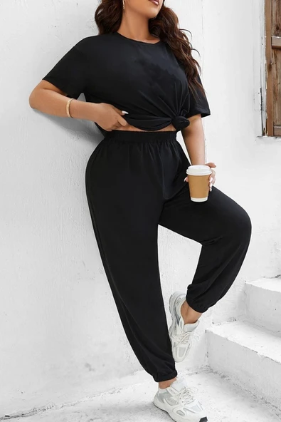 Pusula Baskılı 2'li Eşofman Takımı - Resim 6