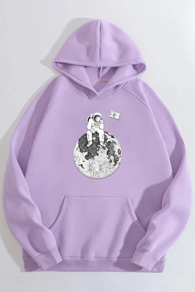 Astronot Baskılı Sweatshirt