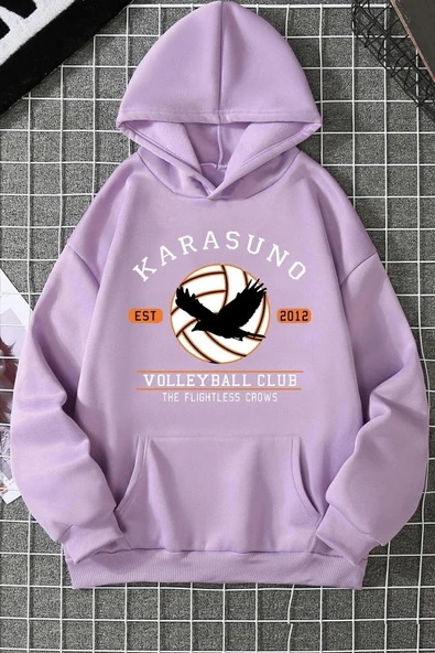 Karasuno Baskılı Sweatshirt
