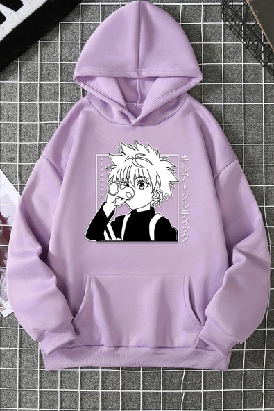 Killua Zoldyck Baskılı Sweatshirt ürün görseli 1