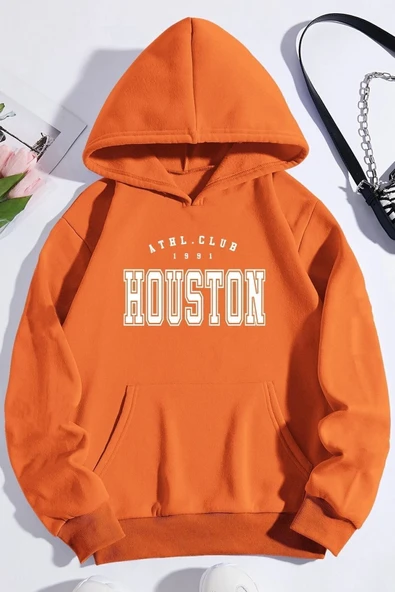 Houston Baskılı Sweatshirt - 10