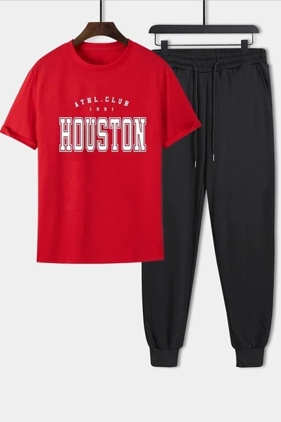 Houston Baskılı 2'li Eşofman Takımı