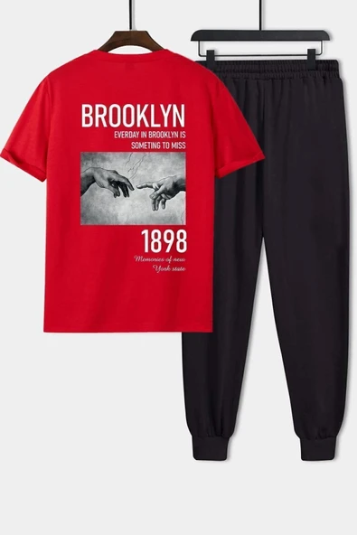 1898 Brooklyn Baskılı 2'li Eşofman Takımı
