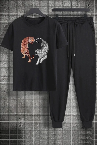 Tiger Baskılı 2'li Eşofman Takımı - Resim 4