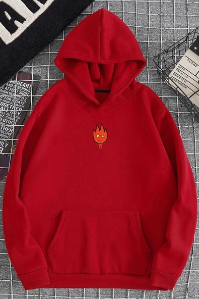 Ateş Avatar Baskılı Sweatshirt - Resim 7