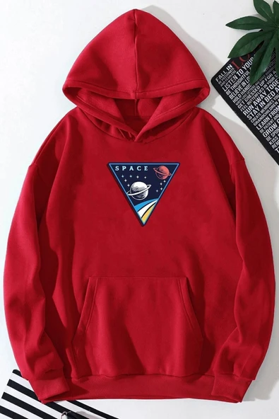 Space Baskılı Sweatshirt - Resim 10