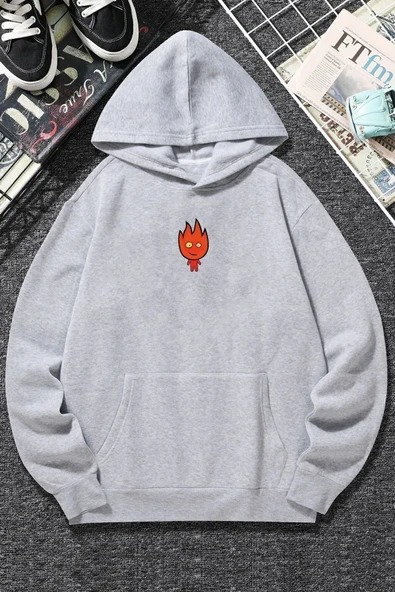 Ateş Avatar Baskılı Sweatshirt - Resim 4