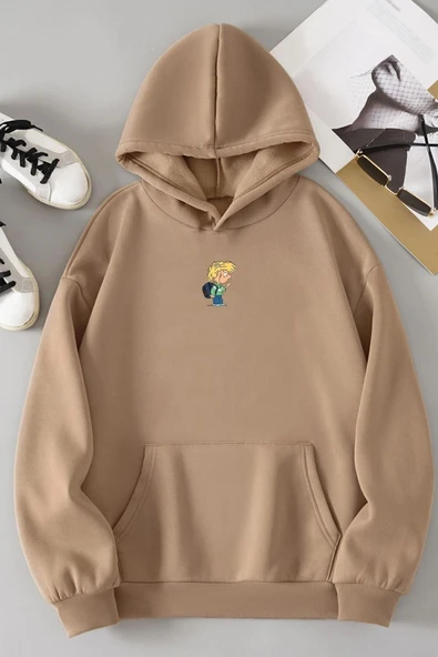 Cedric Üzümlü Kekim Baskılı Sweatshirt - 7