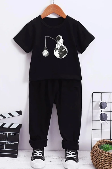 Sunny Kids Uzay Temalı Alt - Üst Eşofman Takımı ürün görseli
