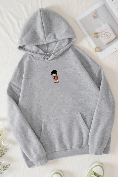 Chen Üzümlü Kekim Baskılı Sweatshirt - Resim 4