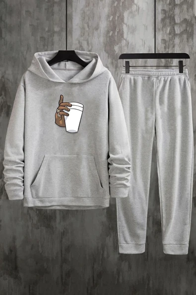 Tupac Coffee Baskılı Eşofman Takımı - Resim 7