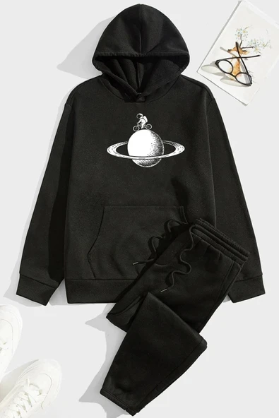 Astronaut Rides Baskılı Eşofman Takımı ürün görseli 1