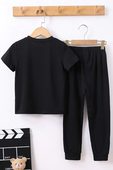 Çocuk Boys Bear Alt - Üst Eşofman Takımı - Resim 2