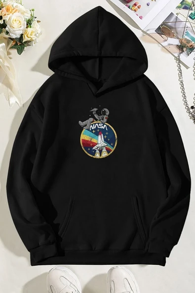 Nasa Baskılı Sweatshirt