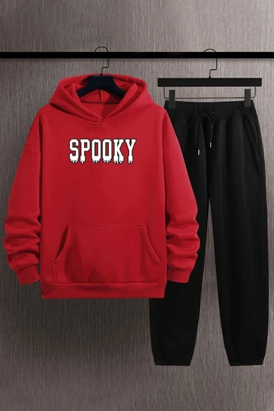 Spooky Baskılı Eşofman Takımı