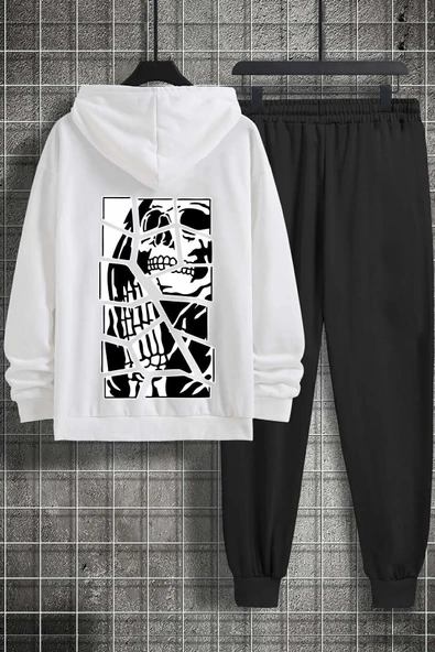 Skullcracked Baskılı Eşofman Takımı - Resim 7