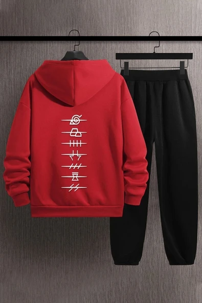 Ninja Akatsuki Baskılı Eşofman Takımı