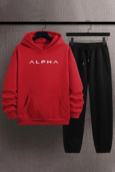 Alpha Baskılı Eşofman Takımı