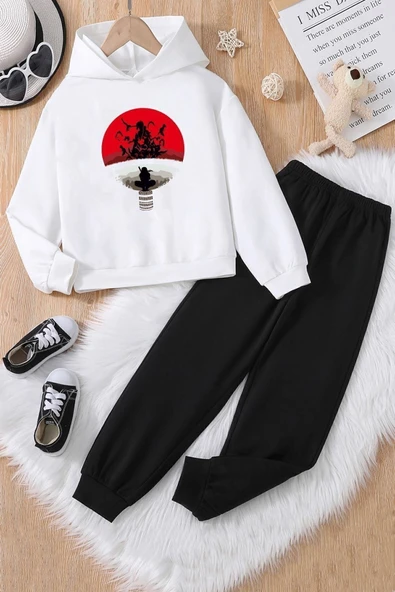 Çocuk Itachi Uchiha Eşofman Takımı