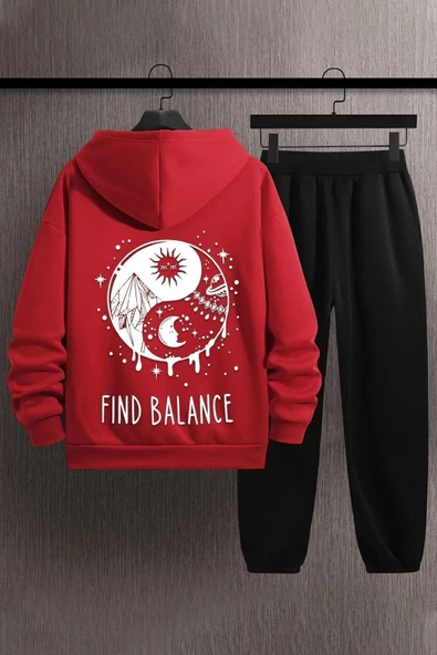 Yin & Yang Baskılı Eşofman Takımı - Resim 4