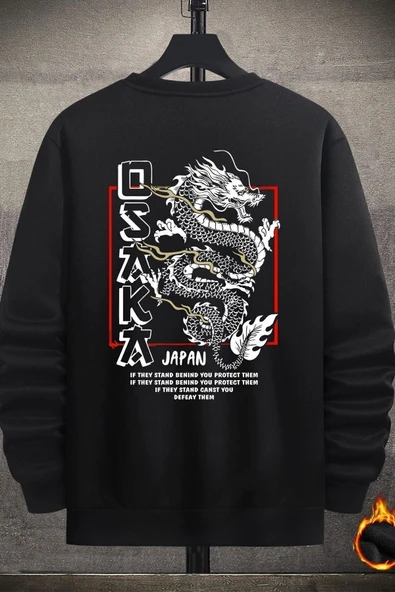 Osaka Bisiklet Yaka Sweatshirt