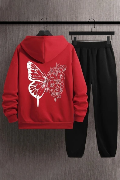 Drawing Butterflies Sırt Baskılı Eşofman Takımı