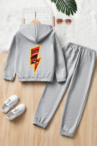 Çocuk Yıldırım Eşofman Takımı - Resim 4