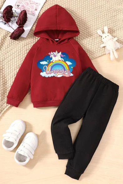 Çocuk Unicorn Eşofman Takımı