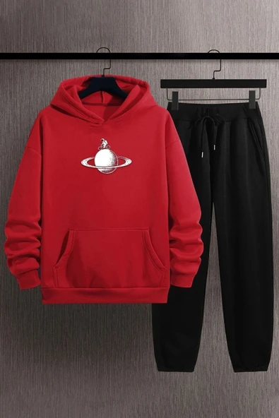 Astronaut Rides Baskılı Eşofman Takımı ürün görseli