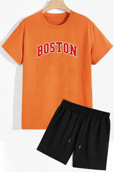 Boston Şort T-shirt Eşofman Takımı