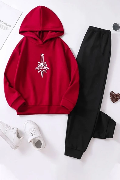 Çocuk Skullcracked Eşofman Takımı