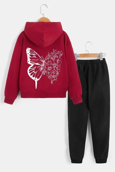 Çocuk Drawing Butterflies Eşofman Takımı