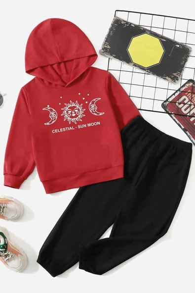 Çocuk Sun Moon Eşofman Takımı