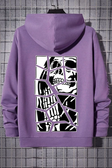 Skullcracked Baskılı Sweatshirt - Resim 4