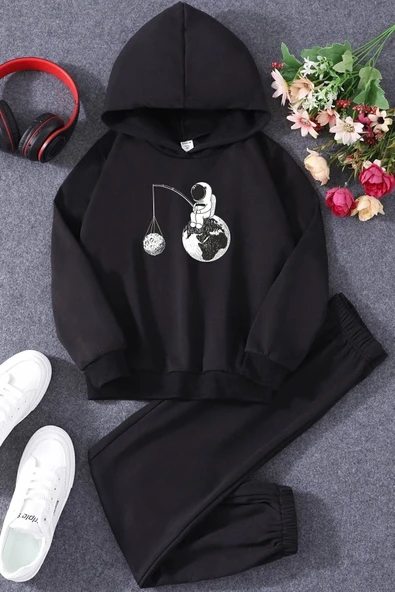 Çocuk Uzay Temalı Eşofman Takımı - Resim 7