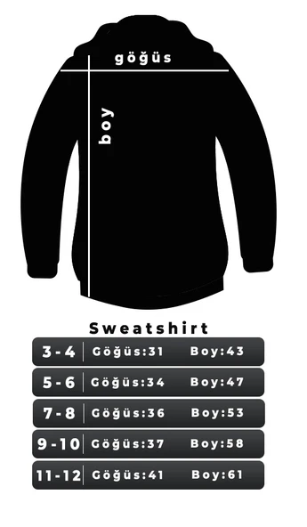 Çocuk Yeşil Ejderha Baskılı Tasarım Sweatshirt - Resim 3