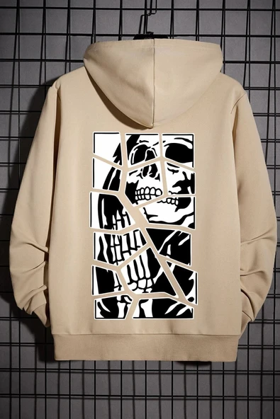 Skullcracked Baskılı Sweatshirt