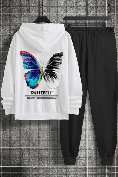 Butterfly Baskılı Eşofman Takımı