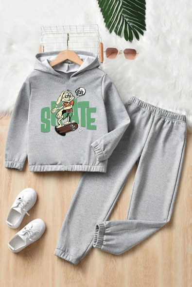 Çocuk All Day Rabbit Eşofman Takımı - Resim 4