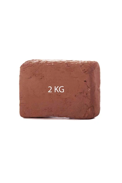 Kahverengi Seramik Hamuru 2 Kg Kırmızı Seramik Çamuru Toprak Doğal Kırmızı Kil Oyun Hamuru Çamuru