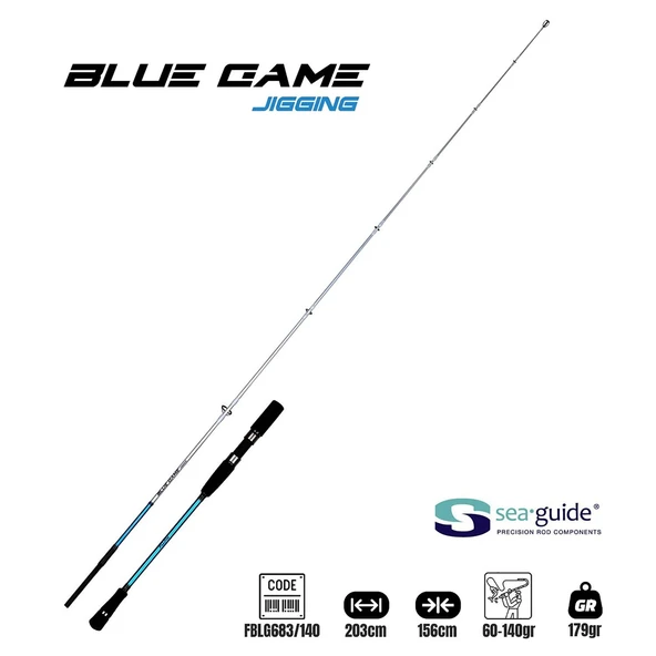 Fujin BlueGame Jigging 203cm 60-140gr Jig Olta Kamışı