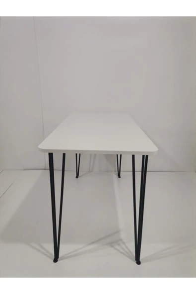 Feza 60×120 Metal Ayaklı Masa Mutfak Masası Çalışma Masası Bilgisayar Masası - 3