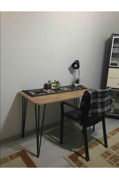 Armarks 60×120 Metal Ayaklı Masa Mutfak Masası Çalışma Masası Bilgisayar Masası - 3
