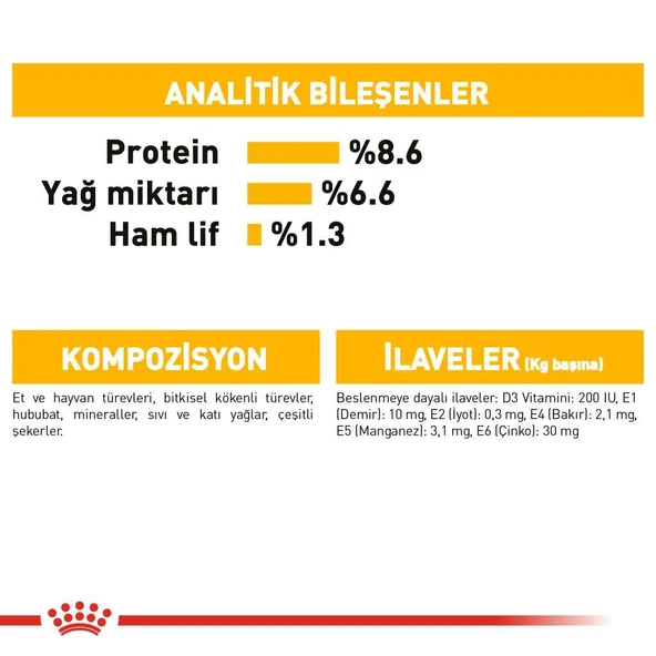 Royal Canin Dermacomfort Loaf Köpek Yaş Maması 85 Gr - 7