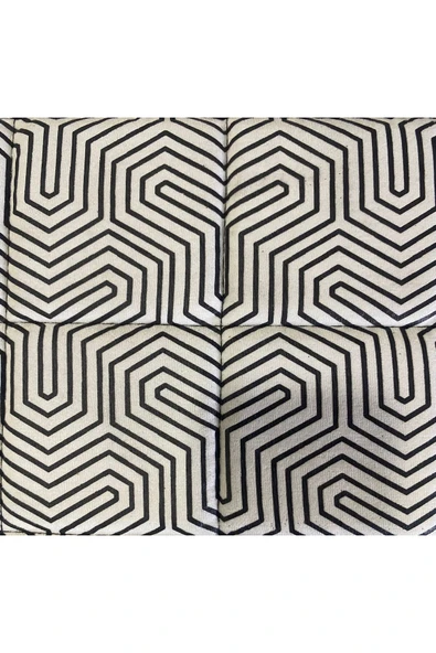 BAMBEDS MOBİLYA Masa Takımı, Yemek Masası, Mutfak Masası, 70x110Beyaz siyahdesen 4 Sandalye - 4
