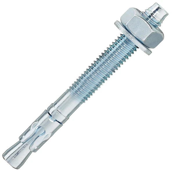 Klipsli Saplamalı Çelik Dübel M12x110 mm Raf Montaj Bağlantı Kanalları Tavan Beton Asma Aparat - 5
