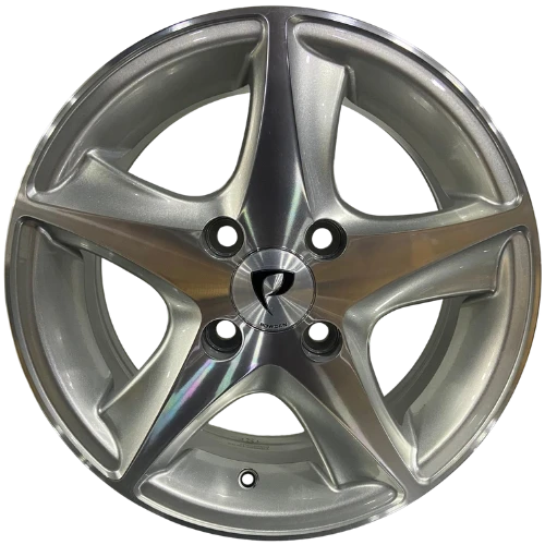 5.5X13 PCD 4X100 BK-087 Silver Machined ET35 73.1 Jant