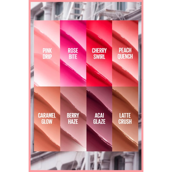 Maybelline New York Lifter Glaze Shea Yağı ve Hyalüronik Asit içeren Renkli Dudak Balmı - 08 Acai Glaze - 6