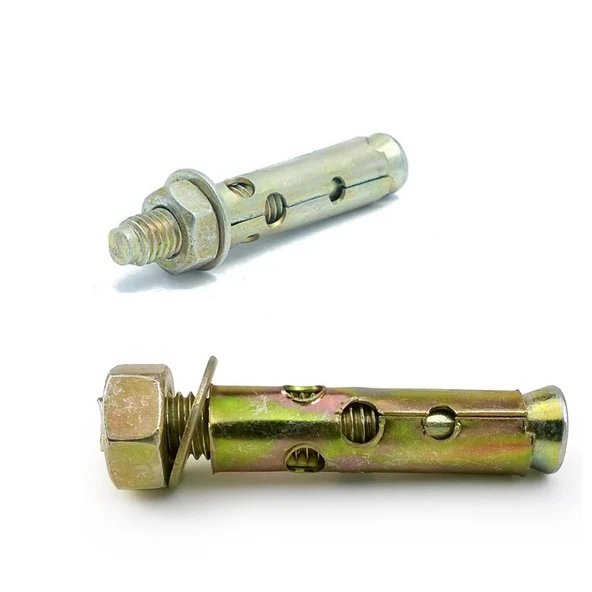 Saplamalı Gömlek Çelik Dübel M10x70 mm Raf Montaj Bağlantı Zemin Monte Tavan Asma Aparat 8 Adet - 8