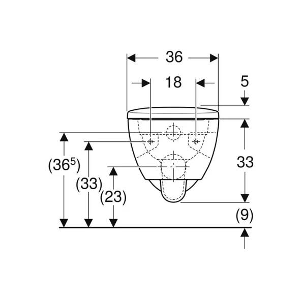 Geberit Selnova Premium Rimfree Asma Klozet ve Kapak Seti - 4